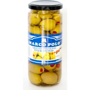 MP GREEN STUFFED OLIVES 500g x 12