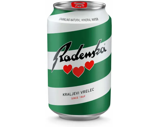 RAD SPARKLING MINERAL WATER Can 330ml x 24