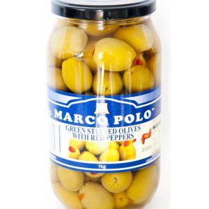 MP GREEN STUFFED OLIVES 1kg x 6