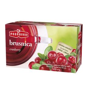 PODRAVKA CRANBERRY TEA 40g x 20