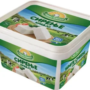 SIPKA COW'S WHITE CHEESE 1kg  x 6