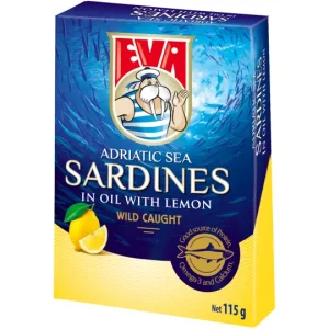EVA SARDINES WITH LEMON 115g x 12