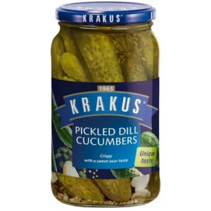 KRAKUS P/DILL CUCUMBERS 850g x 6