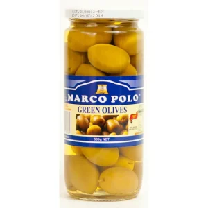 MP GREEN WHOLE OLIVES 500g x 12