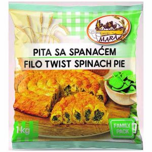 Filo Twist Spinach+Cheese Pie 1kg X 6