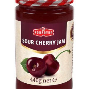 PODRAVKA SOUR CHERRY JAM 440g x 8