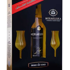 Merakliska Gift Brandy Lozova 40% 1Lt x3