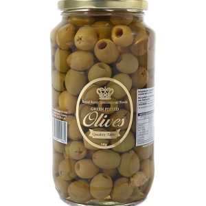 RK SPANISH GREEN PITTED OLIVES 1 kg x 6