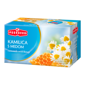 PODRAVKA CAMOMILE TEA WITH HONEY 20g x 12